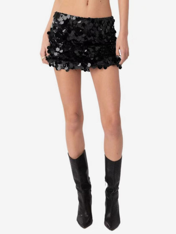 Skirts Silver Fall Mini Women's Bottoms