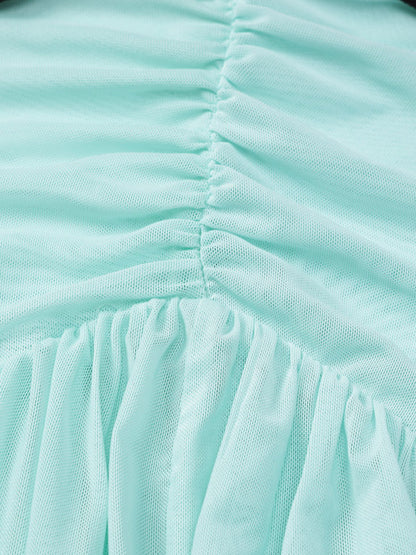 Vacation Dresses Flowy Chiffon Deep V Backless Halter Maxi Dress Summer Resort Evening Party Dress