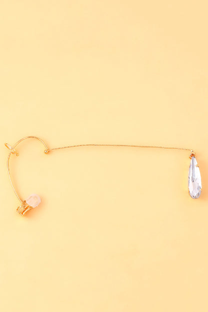 Stylish Zircon Minimalist Teardrop Ear Hooks