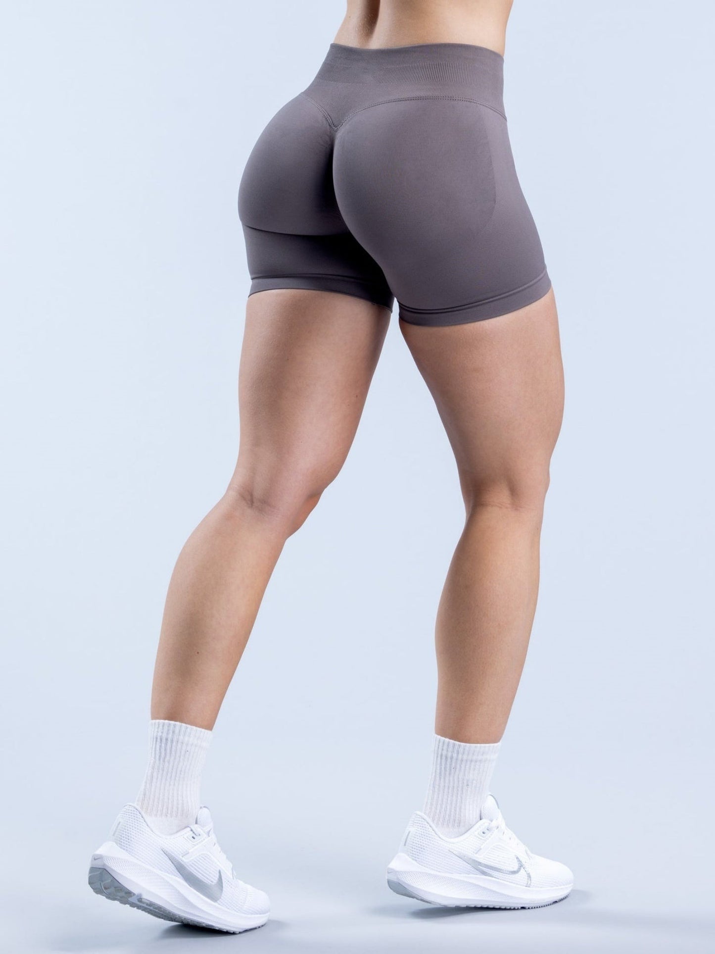 Seamless High-waisted Hip Lift Exercise Yoga Shorts