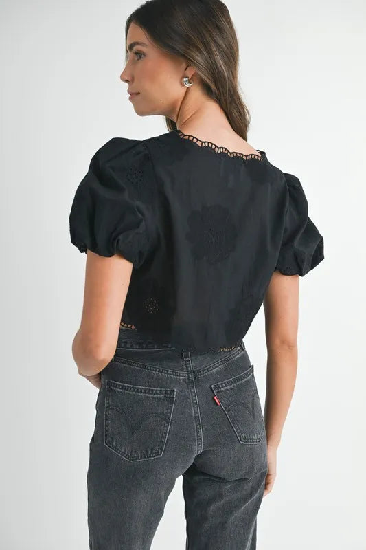 Elise Embroidered Top