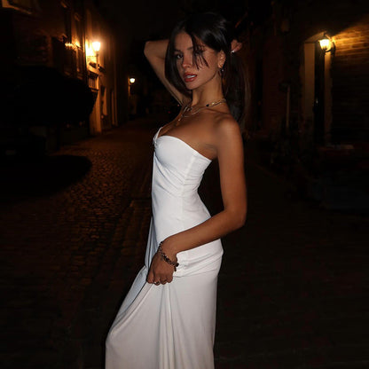 Isla Midnight - Strapless Cut-Out Maxi Dress