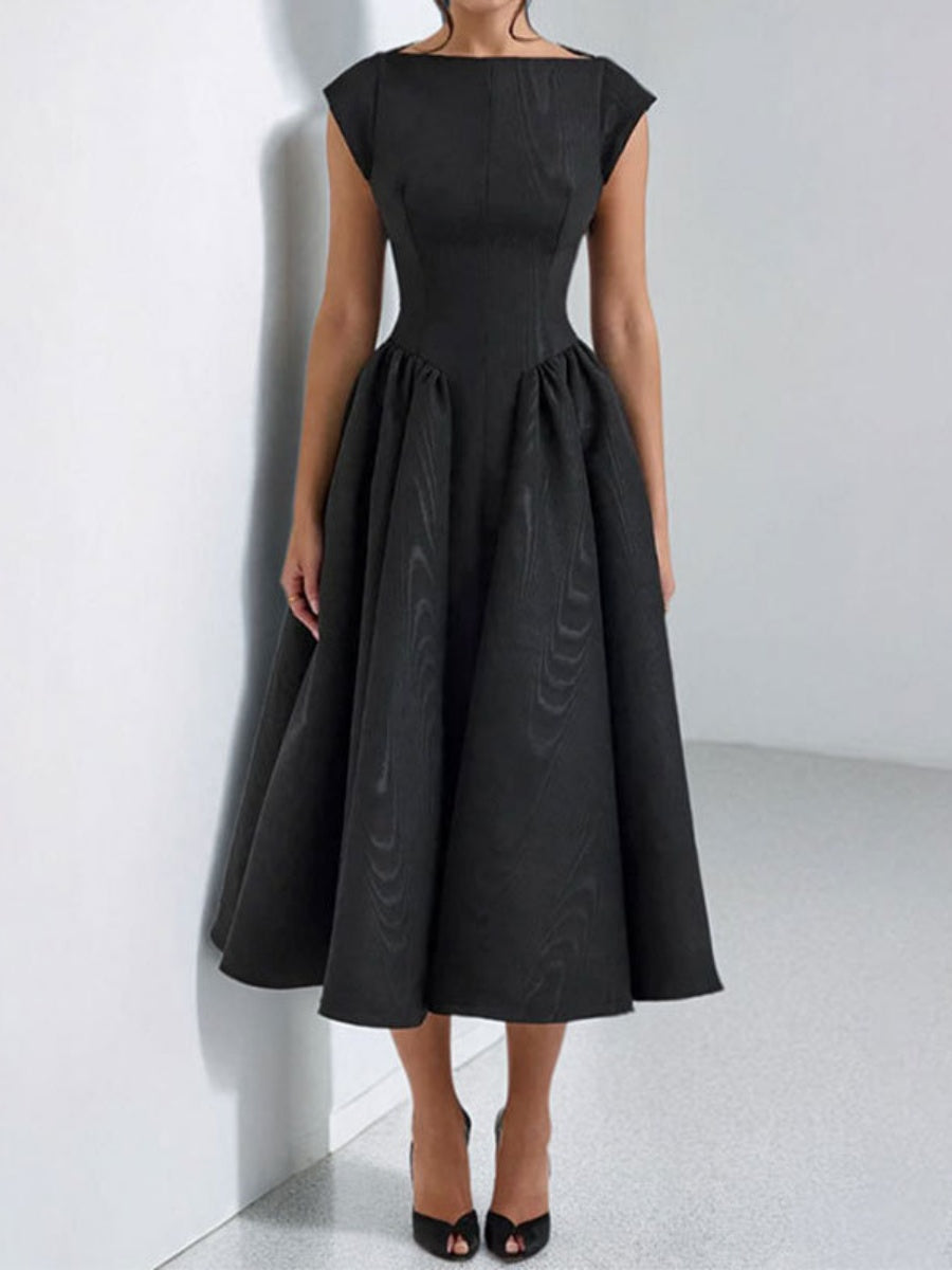 Solid Color Sleeveless Sexy Backless Long Dress