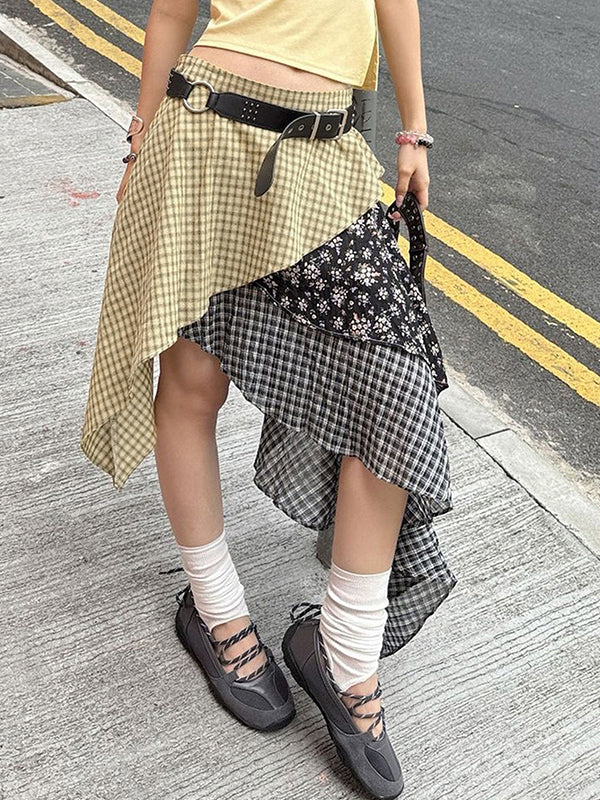 Niche Wasteland Style Street Maxi Skirt