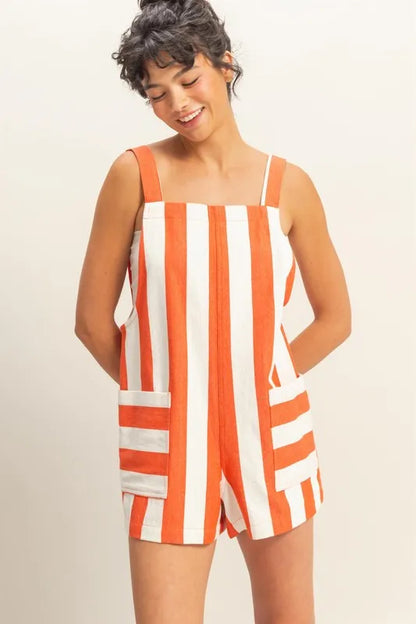 Orange Blossom Romper