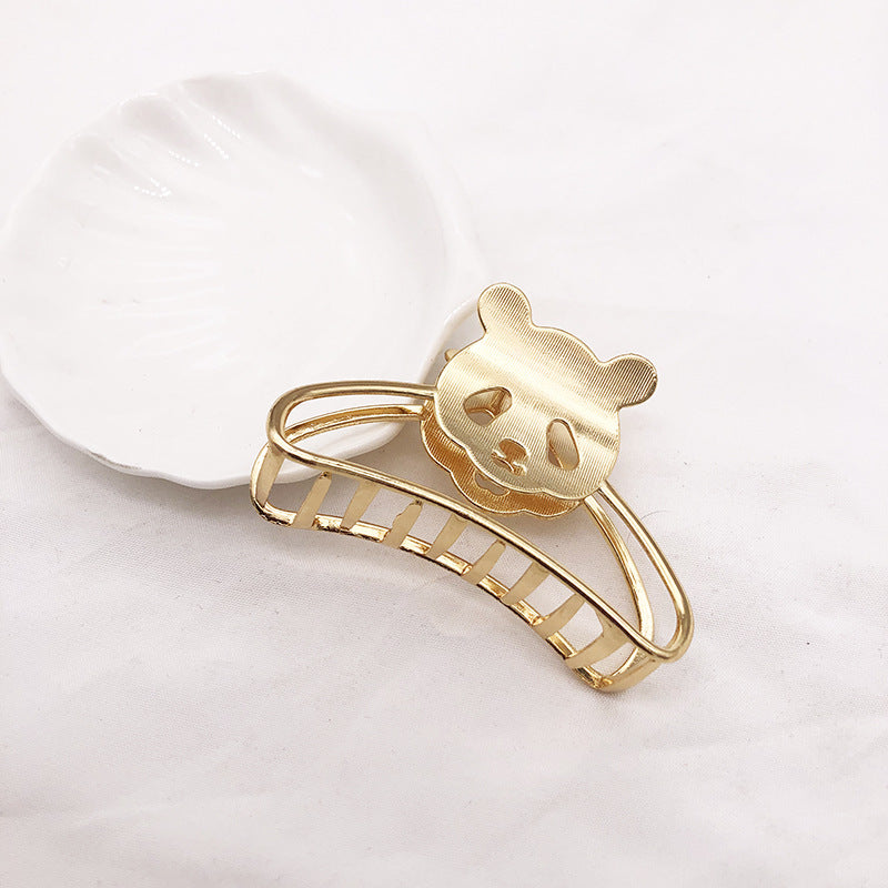 Animal Inspired Gold Metal Hair Claw