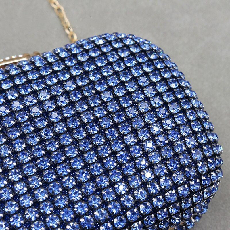 Diamond Encrusted Clutch Bag by Sara