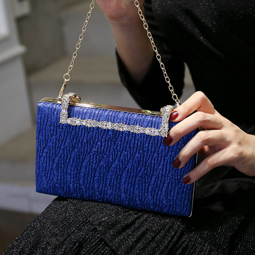 Pleated Clutch Bag by Maria