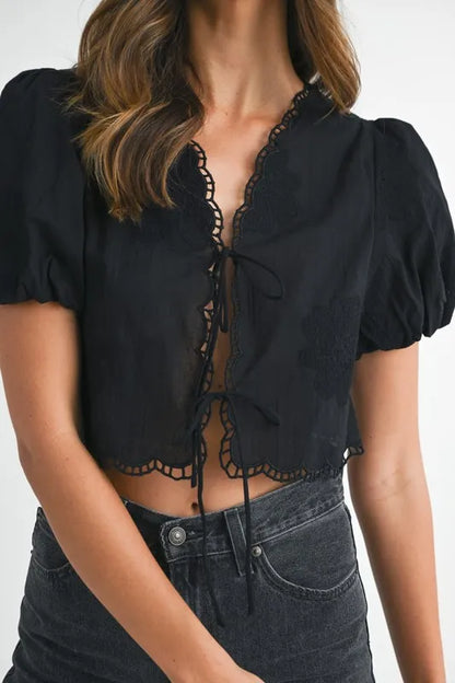 Elise Embroidered Top