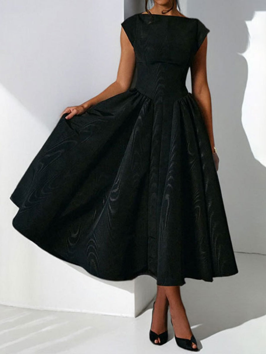 Solid Color Sleeveless Sexy Backless Long Dress