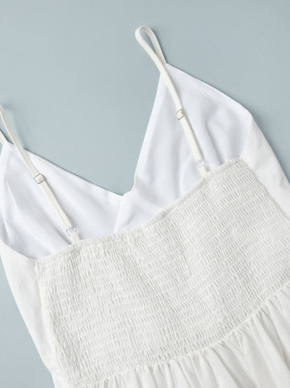 Pure Cotton Sexy Backless Exclusive Beach Mini&Short Dresses