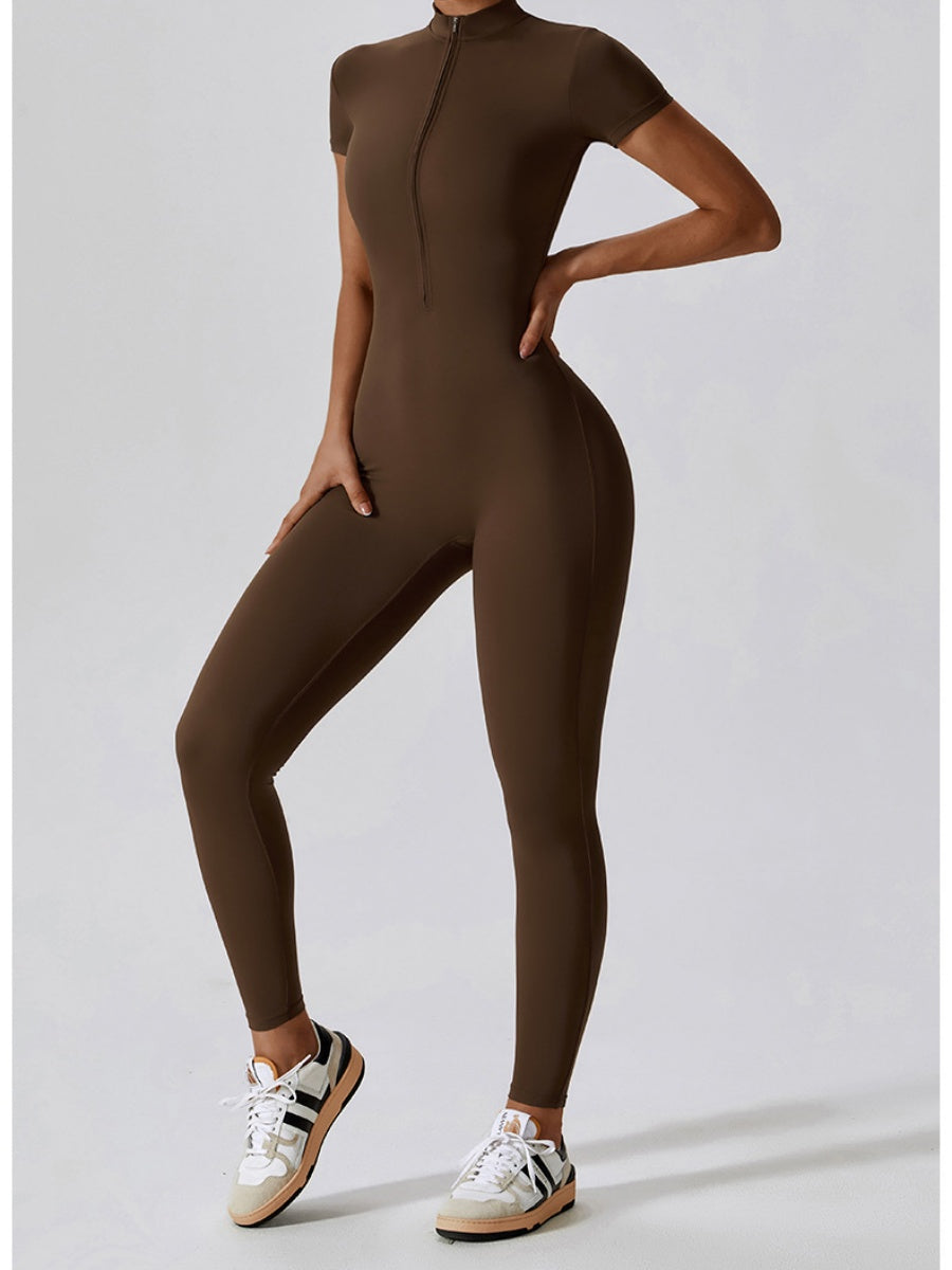Liber Autumn Women's Zipper Bodysuit