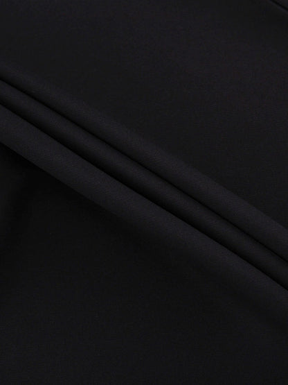 V-neck Flared Sleeves Waist Mini&Short Dresses