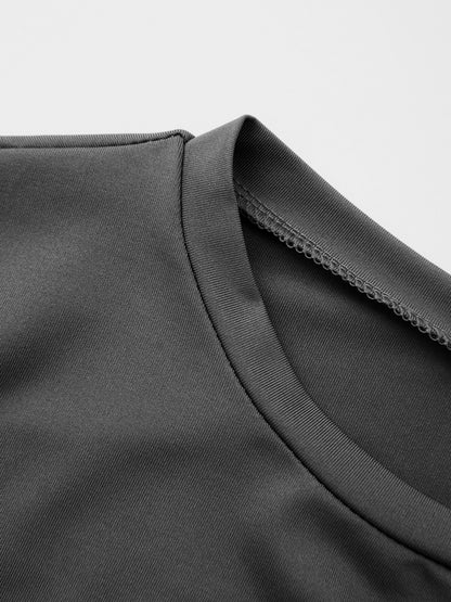 Solid Color Long Sleeve Top