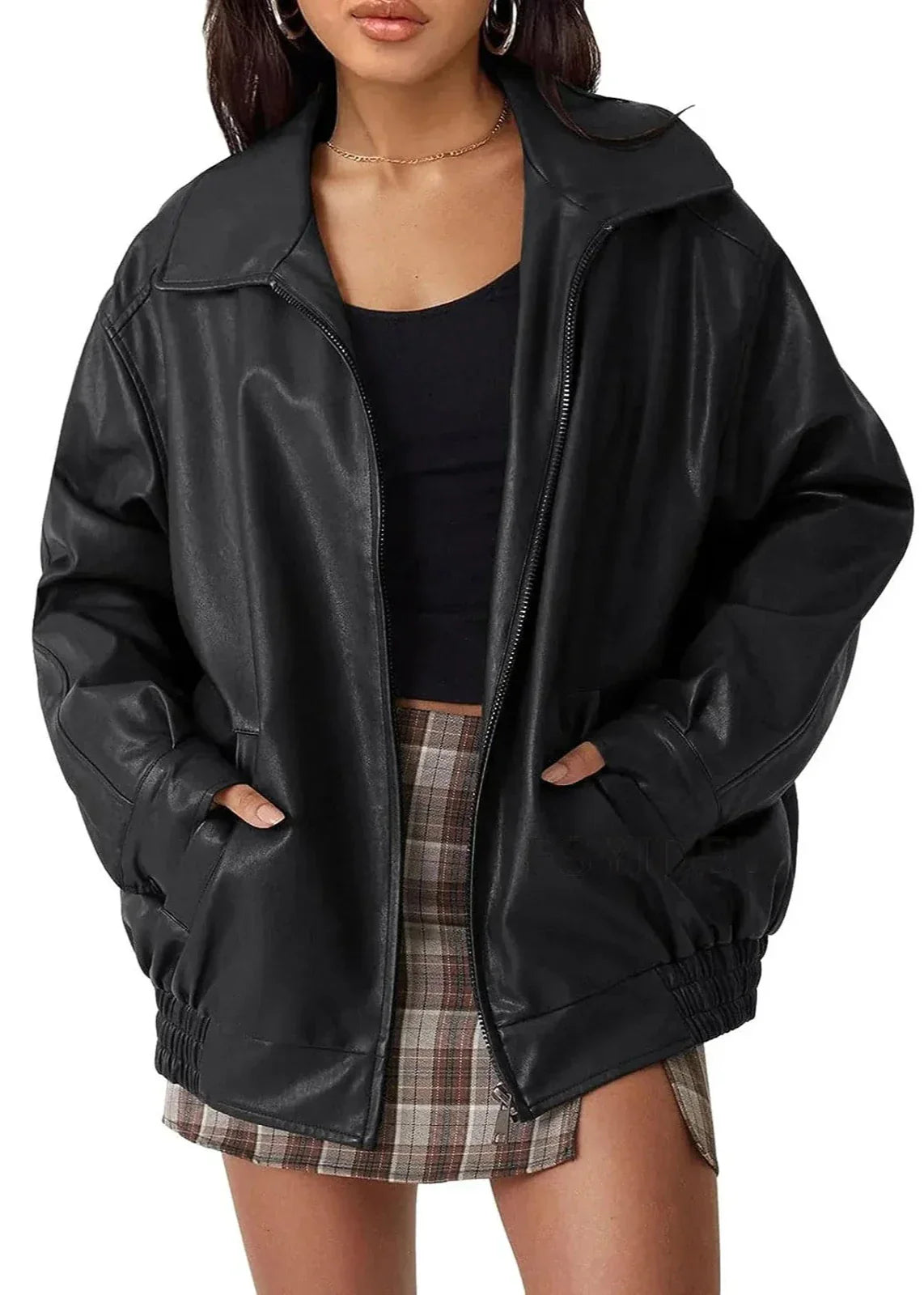 Women's Leather Jacket â_?Locomotive-InspiRed Style