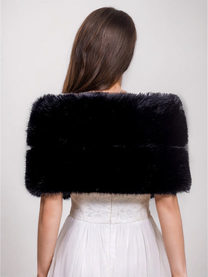 Women Poncho Black Cape