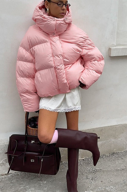 Thick Warm Hooded Coat