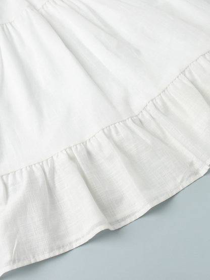 Pure Cotton Sexy Backless Exclusive Beach Mini&Short Dresses