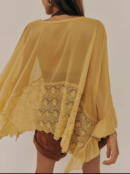Sophie Lace Sheer Top