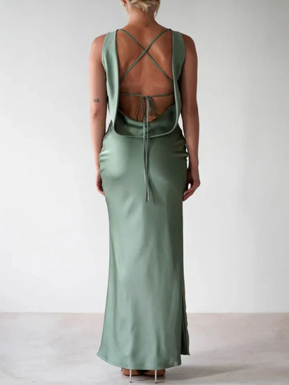 Sinclair Satin Maxi Dress