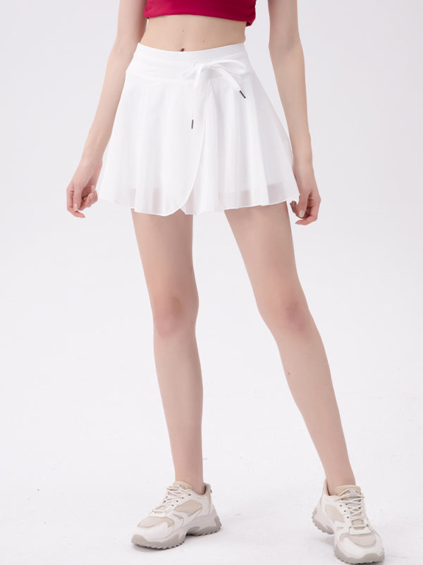 High Waist Quick Drying Exercise Mini Skirts