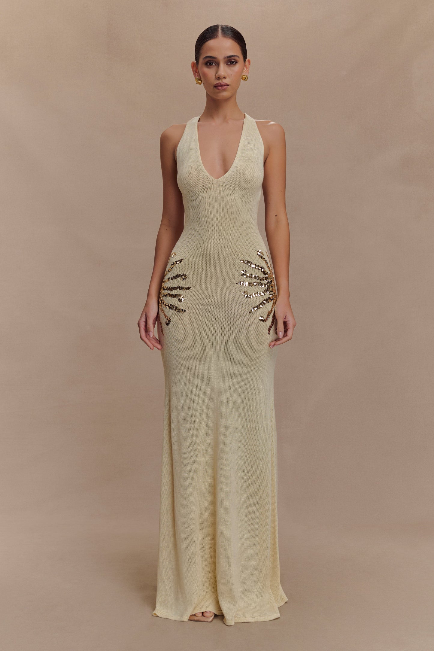 Alissa Sequin Maxi Dress