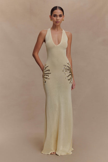 Alissa Sequin Maxi Dress