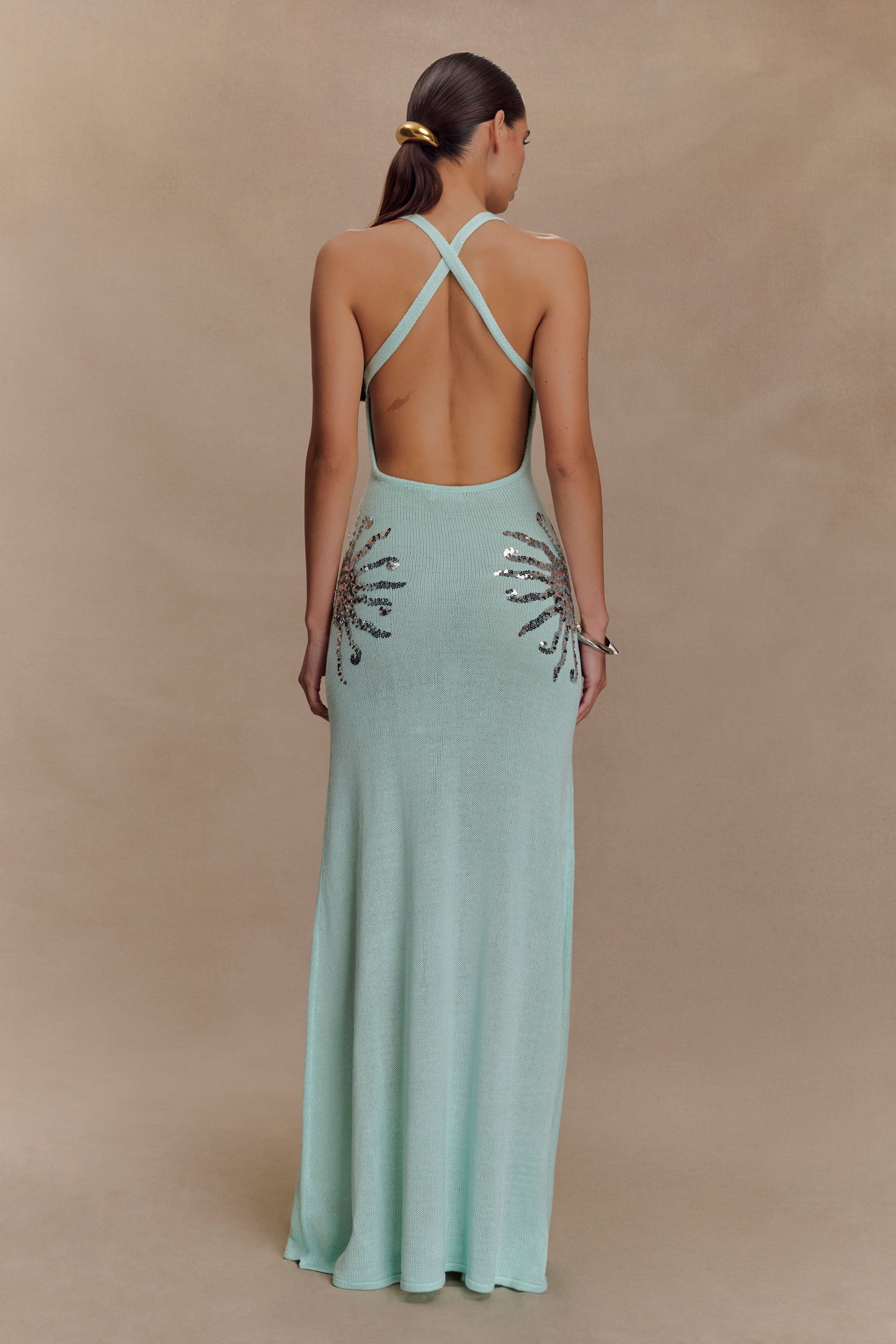 Alissa Sequin Maxi Dress