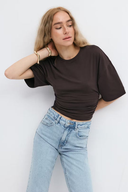 Celine Ruched Tee