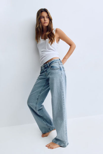 Eleni Low Wide Jeans
