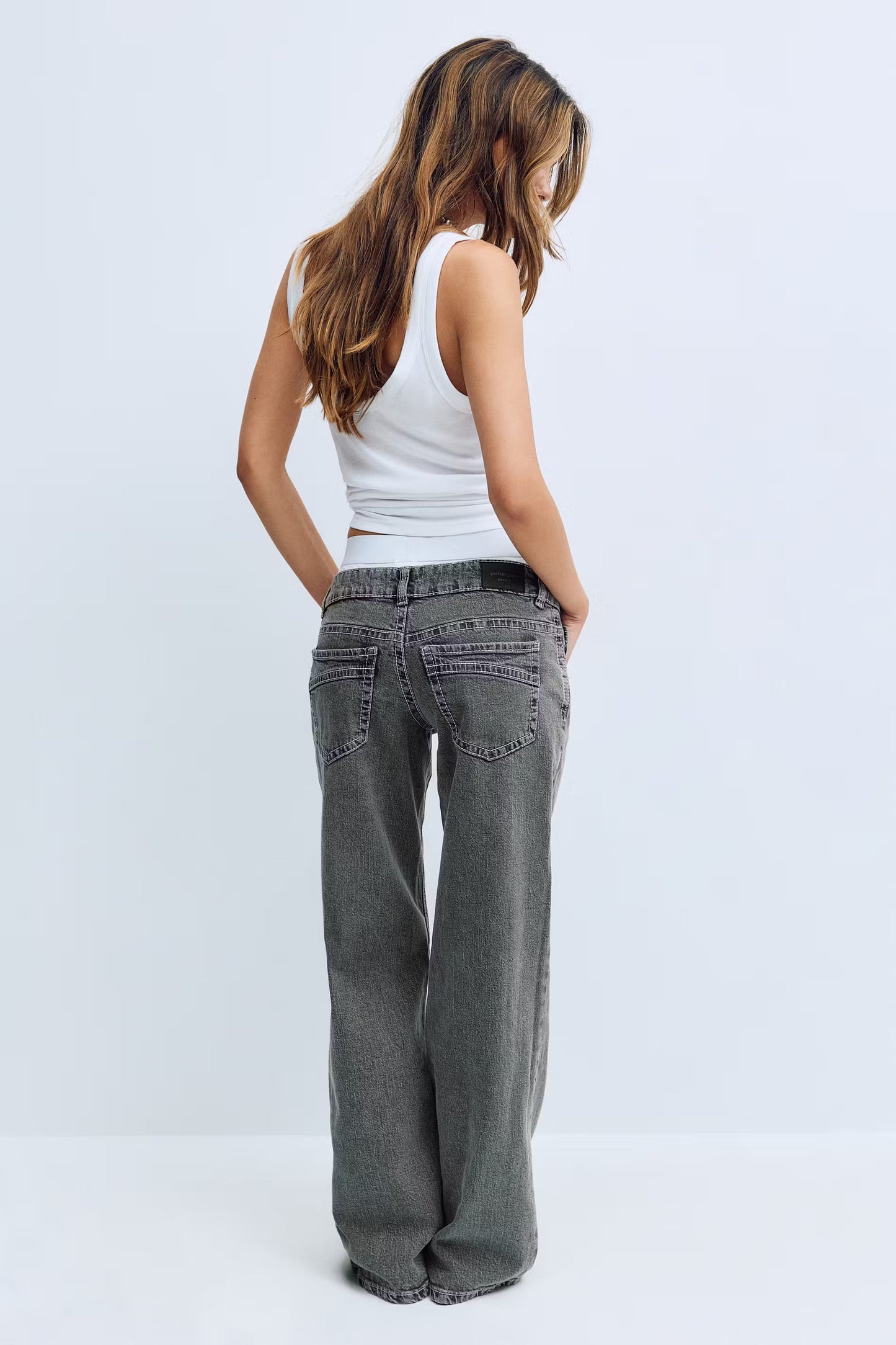 Eleni Low Wide Jeans