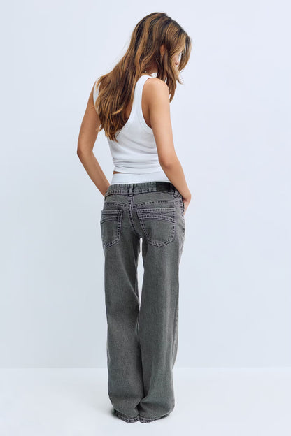 Eleni Low Wide Jeans