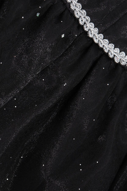 Strapless Sweetheart Rhinestone Trim Cupcake Skirt Mini Dress