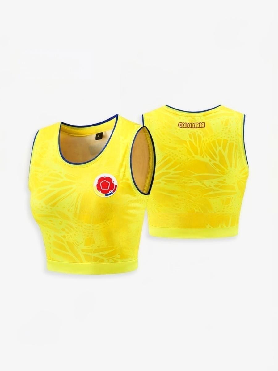 World Cup Football Babes' Crop Top Jersey – Short-Sleeve Sports Tank
