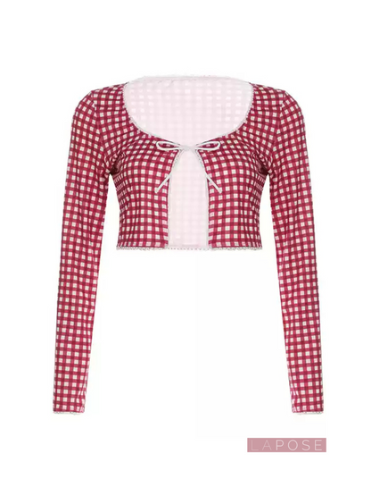 Nashla Gingham Pants Set