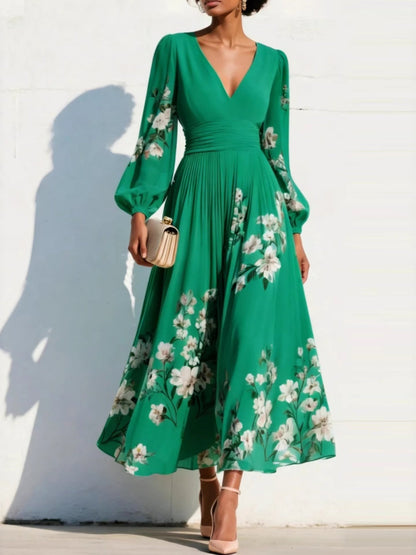 Vacation Formal Dress Printed Maxi Dresses
