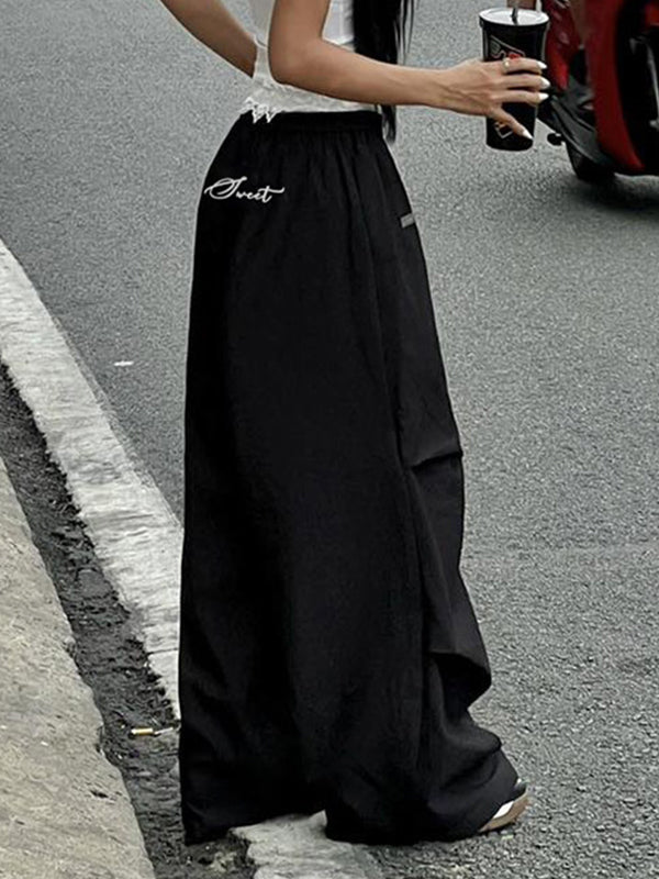 Street Color Contrast Cargo Pants