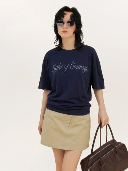 Creative Asymmetrical Print Top
