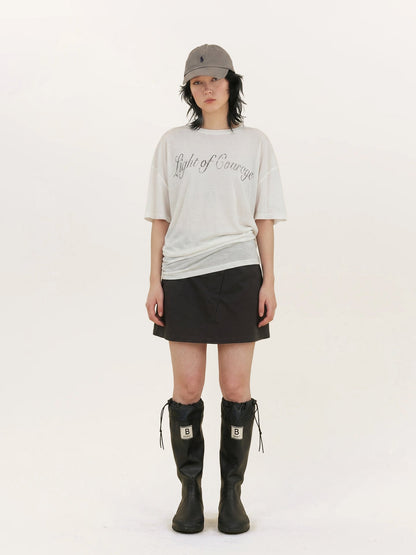 Creative Asymmetrical Print Top