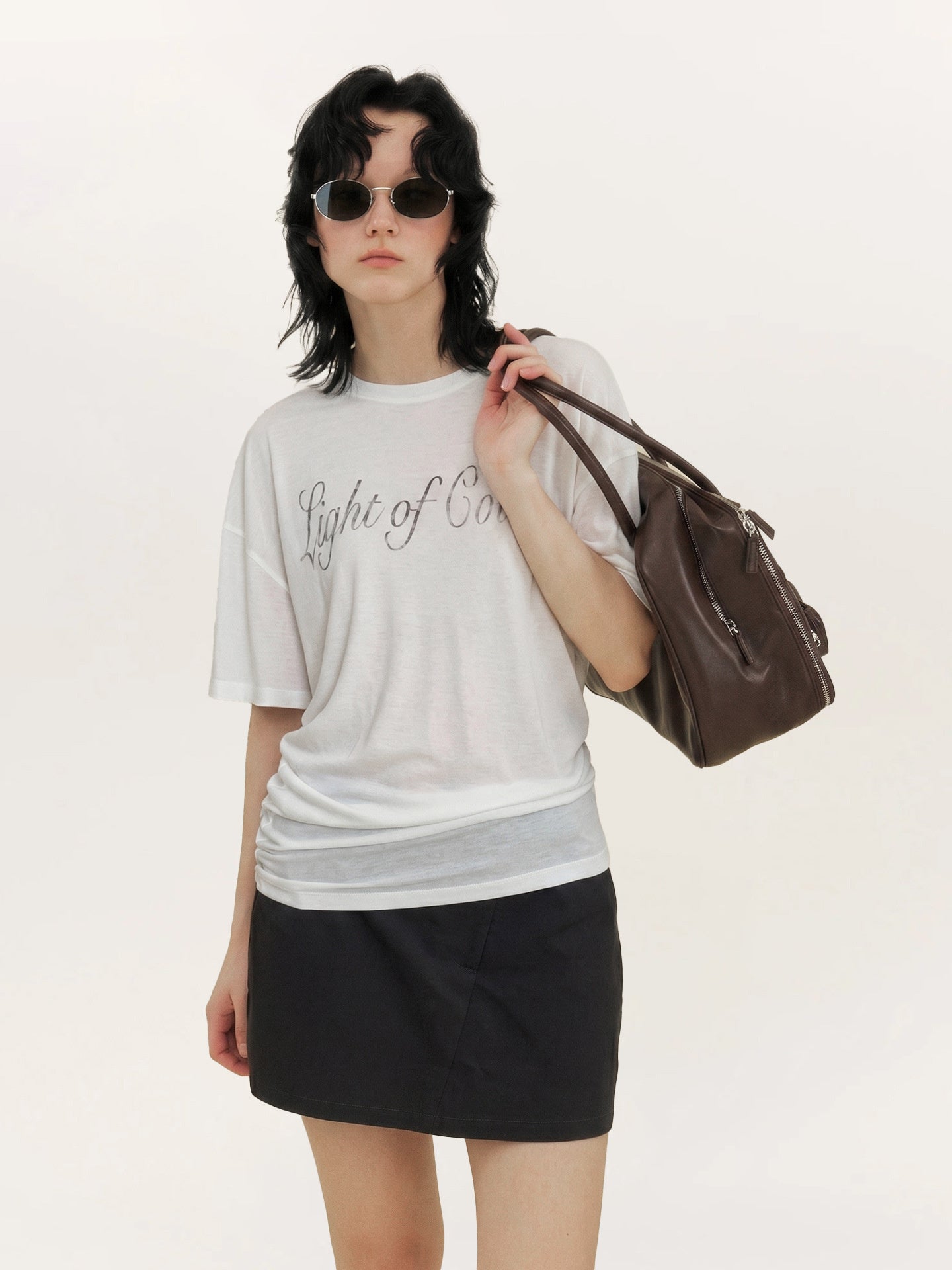 Creative Asymmetrical Print Top