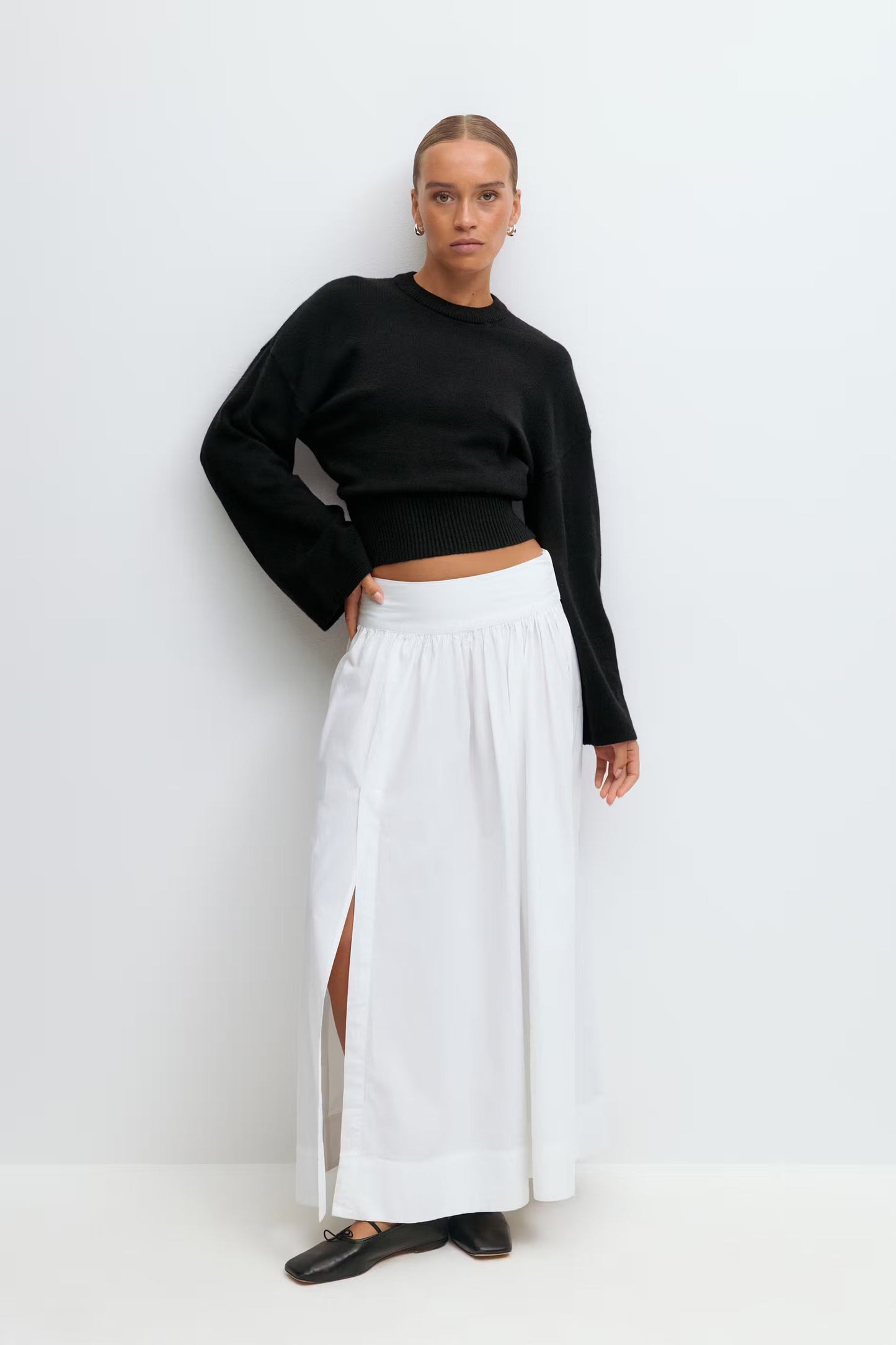 Claudia Sleeve Knitted Top