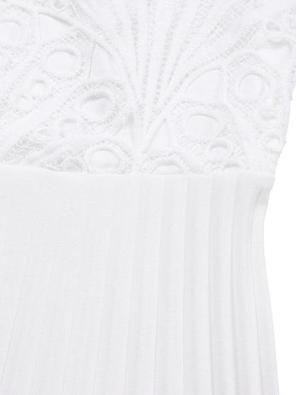 Short Sleeve Trim Lace Belts Mini&Short Dresses