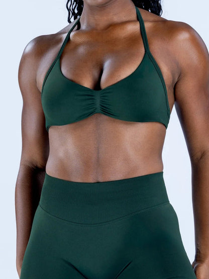 Seamless Halter Bra Beautiful Back Yoga Underwear Vest
