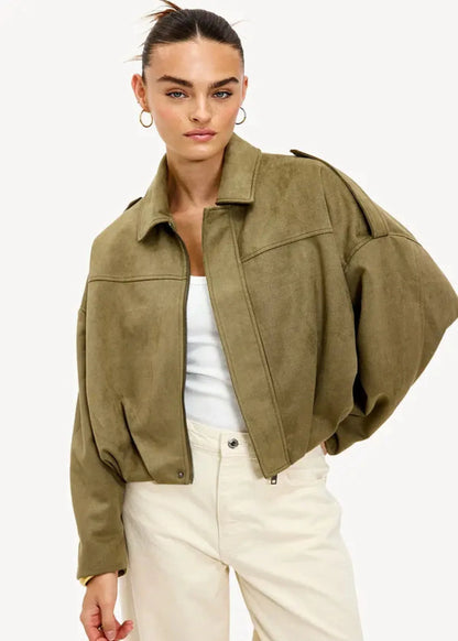 Elina Suede Jacket