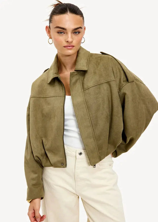 Elina Suede Jacket