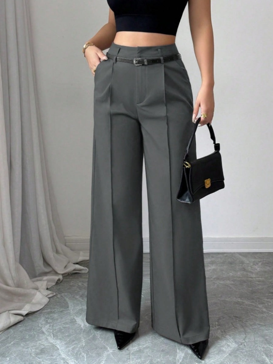 Straight-fit Suit Commuting Pocket Pants