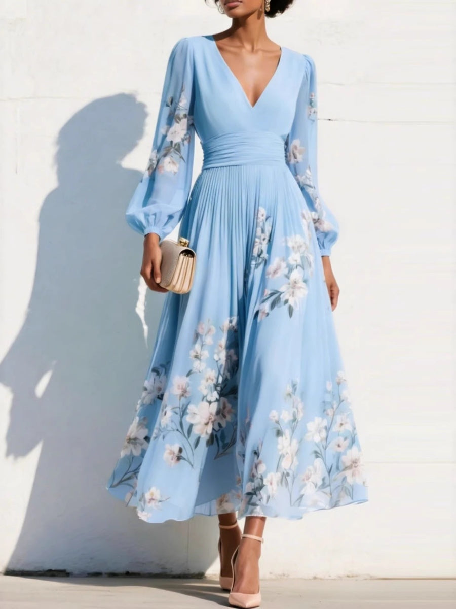 Vacation Formal Dress Printed Maxi Dresses