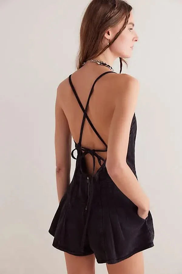 Dazed Denim Romper