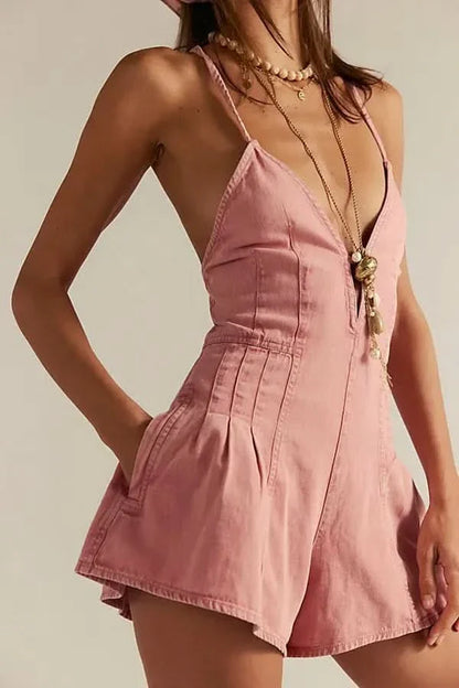 Dazed Denim Romper