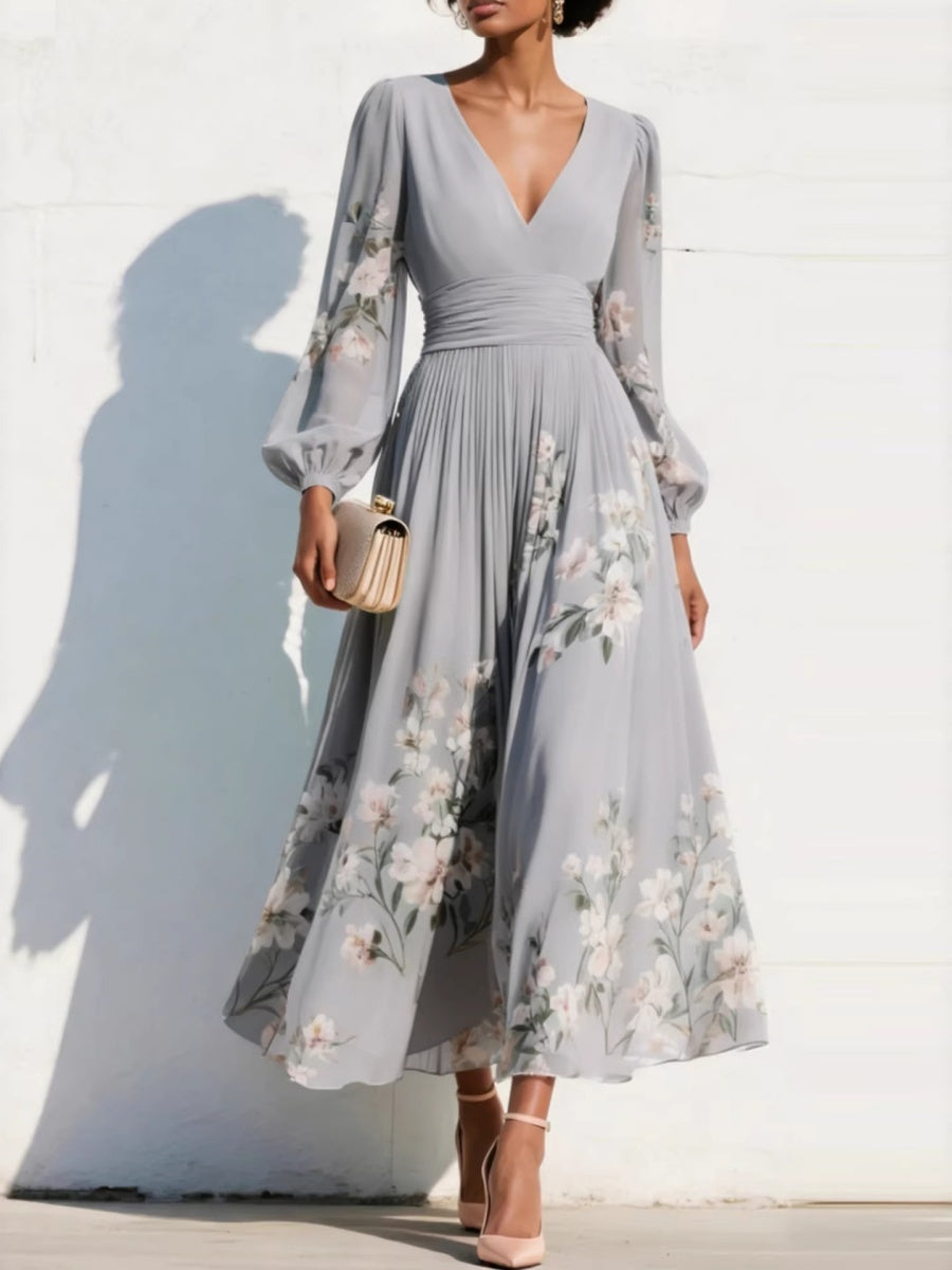 Vacation Formal Dress Printed Maxi Dresses